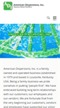 Mobile Screenshot of americandispersions.com